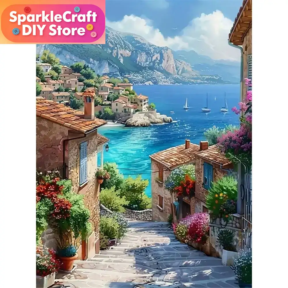Photo Mosaic Print - 1 pièce Peinture Diamant Sans Cadre,