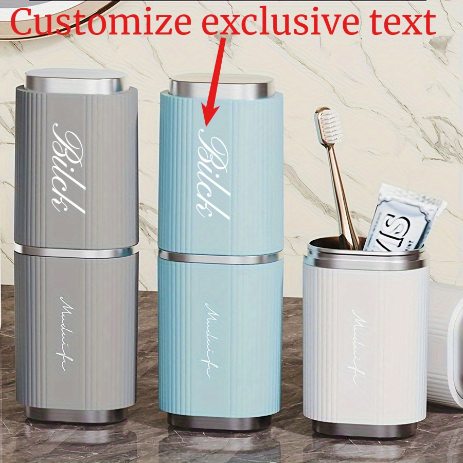 Personalized Name Box - Boîte de rangement de brosse à