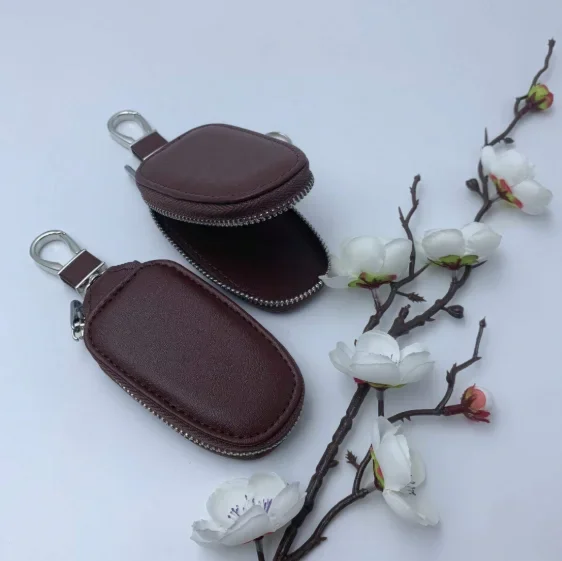 Monogram Keychain Leather - Porte-clés de voiture en cuir PU