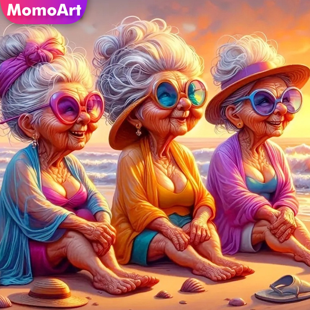 Photo Mosaic Print - Momoart-Kit de broderie de peinture de