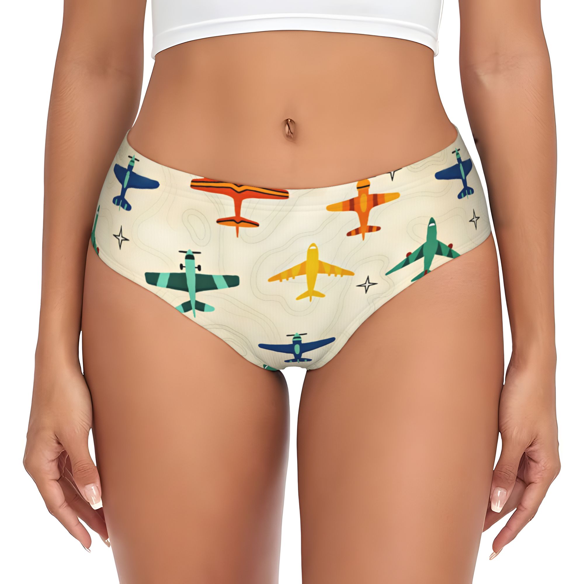 Custom Star Map - Culotte personnalisée pour femme, motif lignes