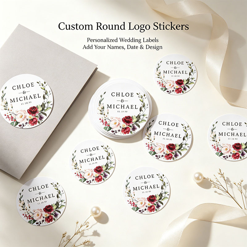 Personalized Name Box - Étiquettes personnalisées avec noms et date,
