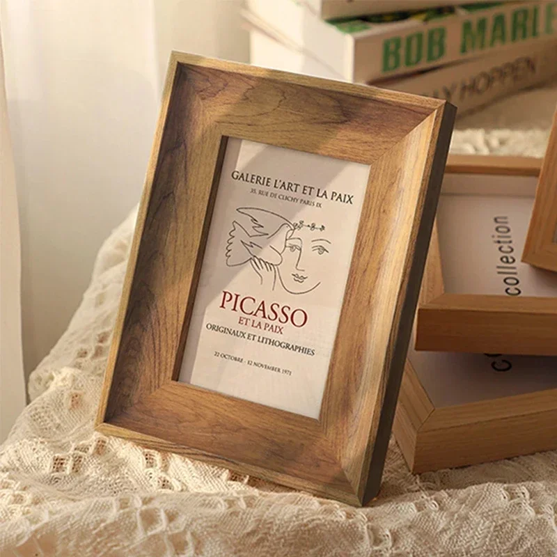 Engraved Wood Frame - Cadre photo en bois pour les