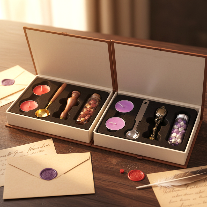 Wax Seal Letter Kit - Coffret cadeau de tampon de sceau