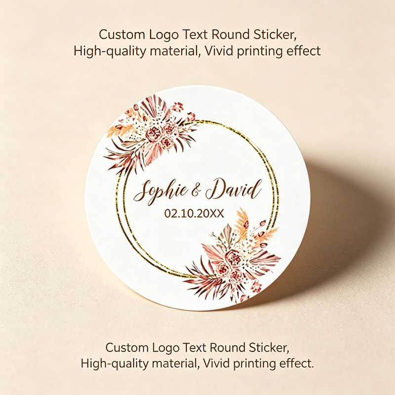 Personalized Name Box - Autocollants personnalisés avec noms et date