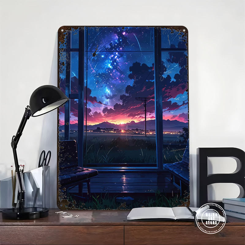 Affiche imprimée Anime Vue sur - Custom Night Sky avis et prix