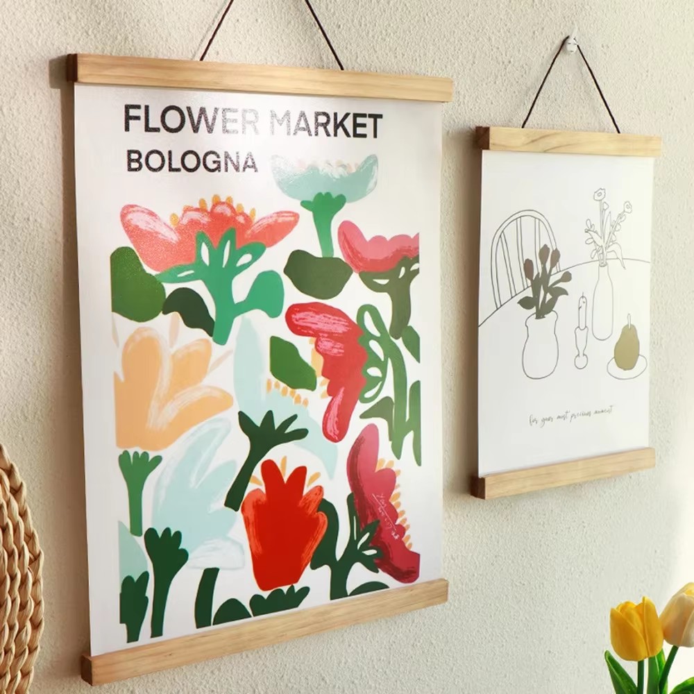 Cadre magnétique pour affiches - Engraved Wood Frame avis et prix