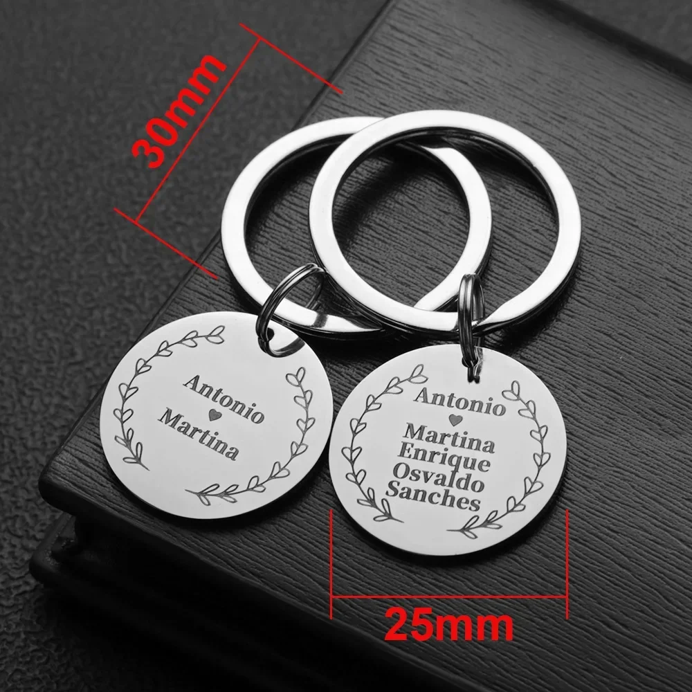 Porte-clés personnalisé nom pe - Initial Ring Custom avis et prix