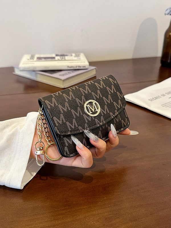 Porte-cartes en similicuir à i - Monogram Keychain Leather avis et prix