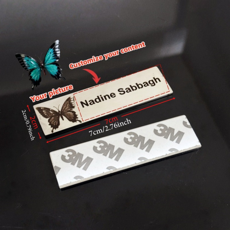 Plaque de nom personnalisée en - Personalized Name Box avis et prix