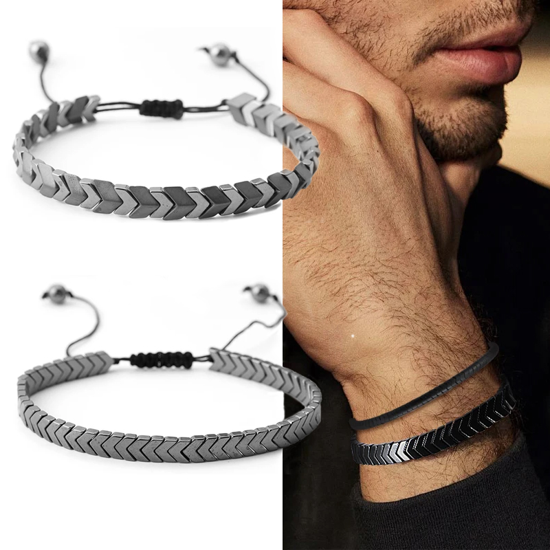 Bracelet en hématite pour homm - Coordinates Bracelet avis et prix