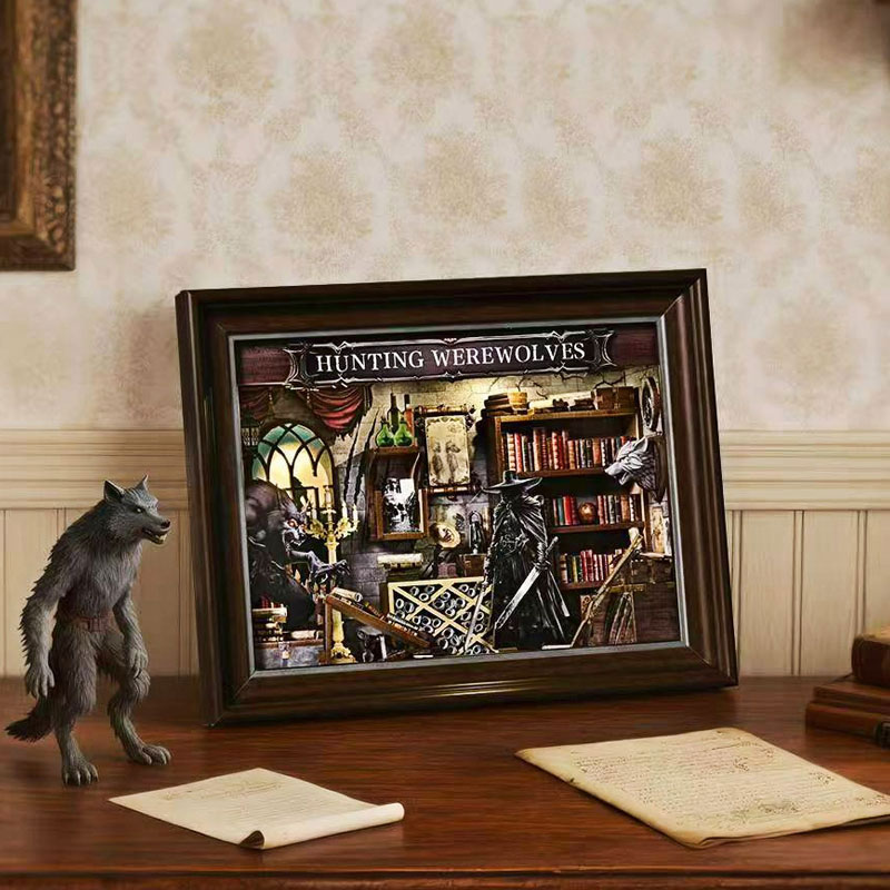 Kit DIY 3D en bois pour niche  - Engraved Wood Frame avis et prix