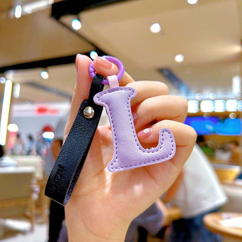 Porte-clés créatif en cuir PU  - Monogram Keychain Leather avis et prix