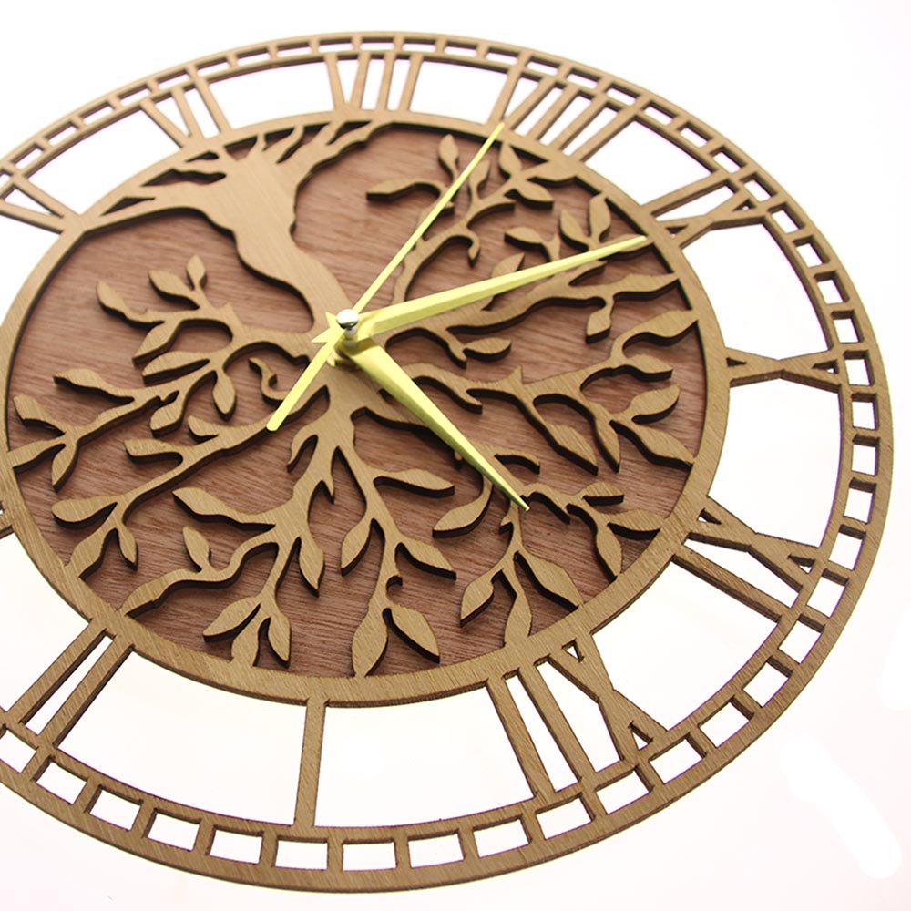 Arbre de vie horloge murale en - Family Tree Print avis et prix