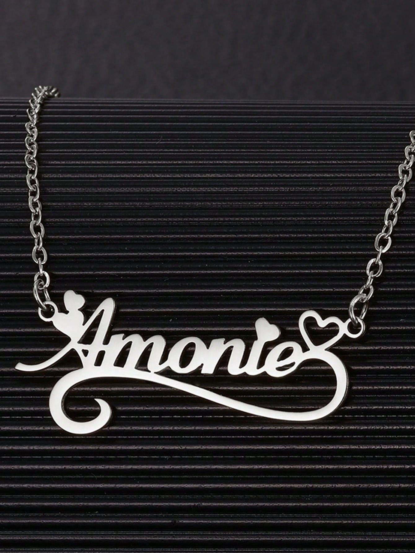 Colliers de présidence de coeu - Name Necklace Custom avis et prix
