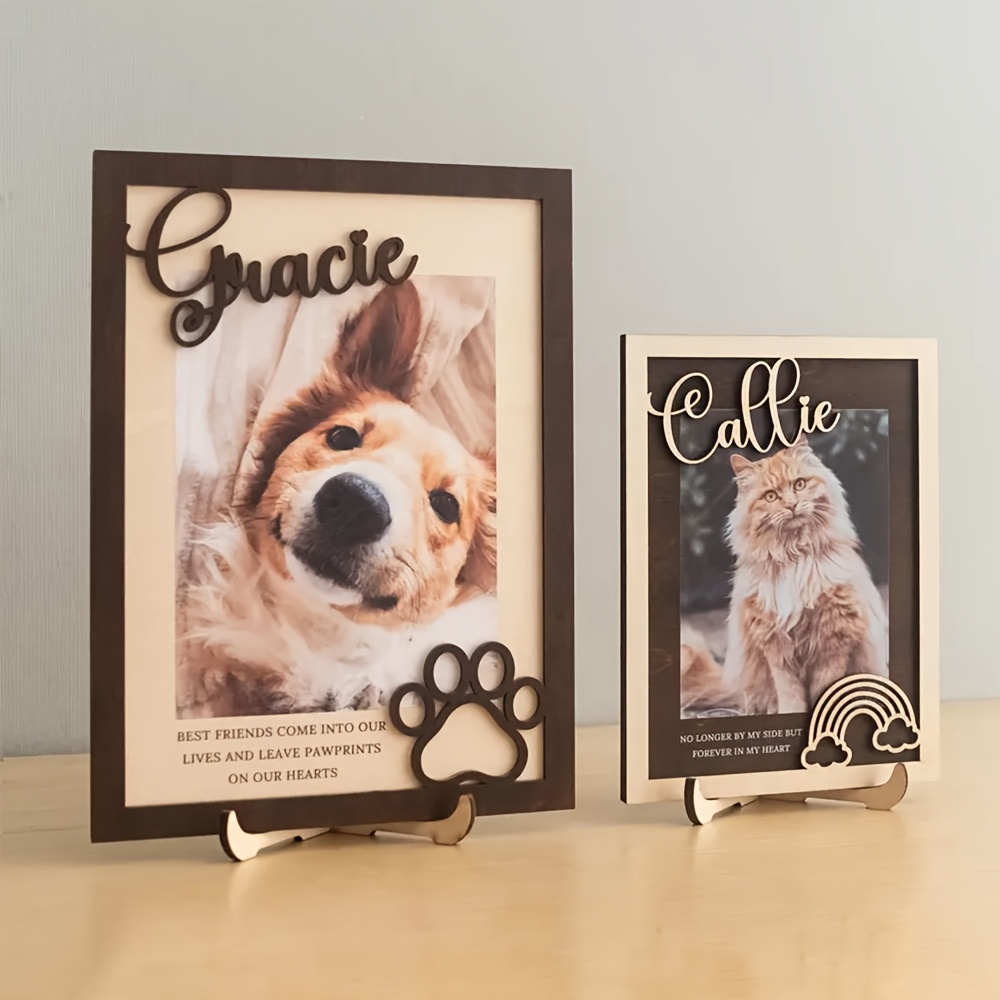 Cadre photo personnalisable en - Engraved Wood Frame avis et prix