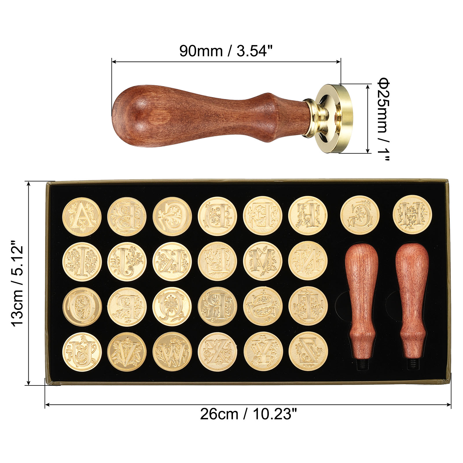 Kit de sceau de cire alphabet, - Wax Seal Letter Kit avis et prix