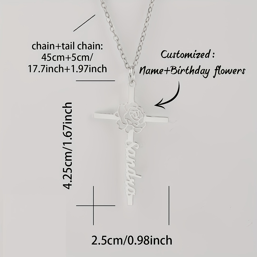 Collier personnalisé avec fleu - Birth Flower Necklace avis et prix