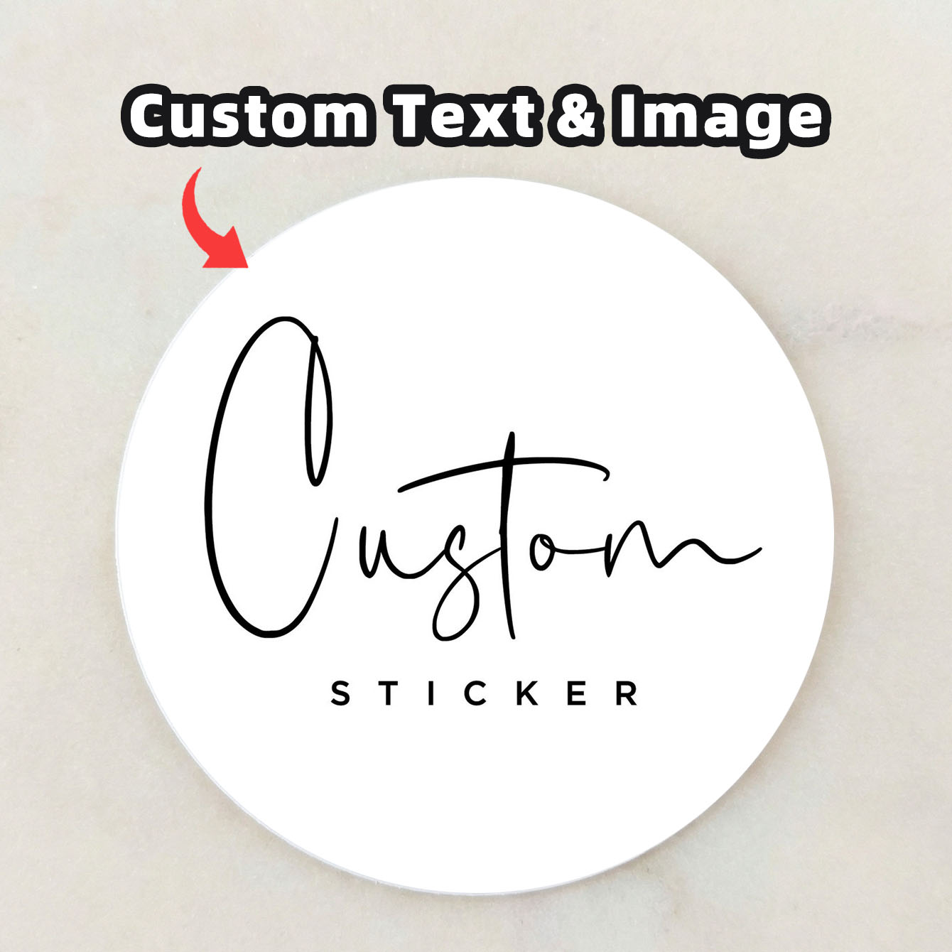 Autocollants ronds personnalis - Personalised Candle Label avis et prix