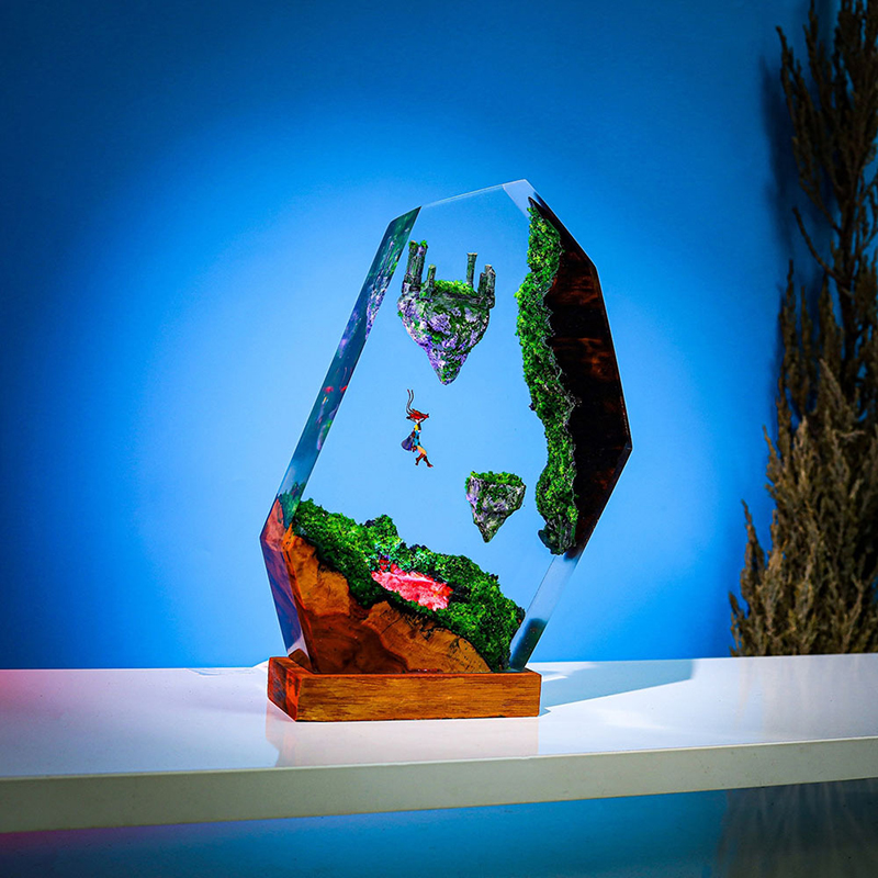 Lampe de table en résine Scène - Custom Night Sky avis et prix