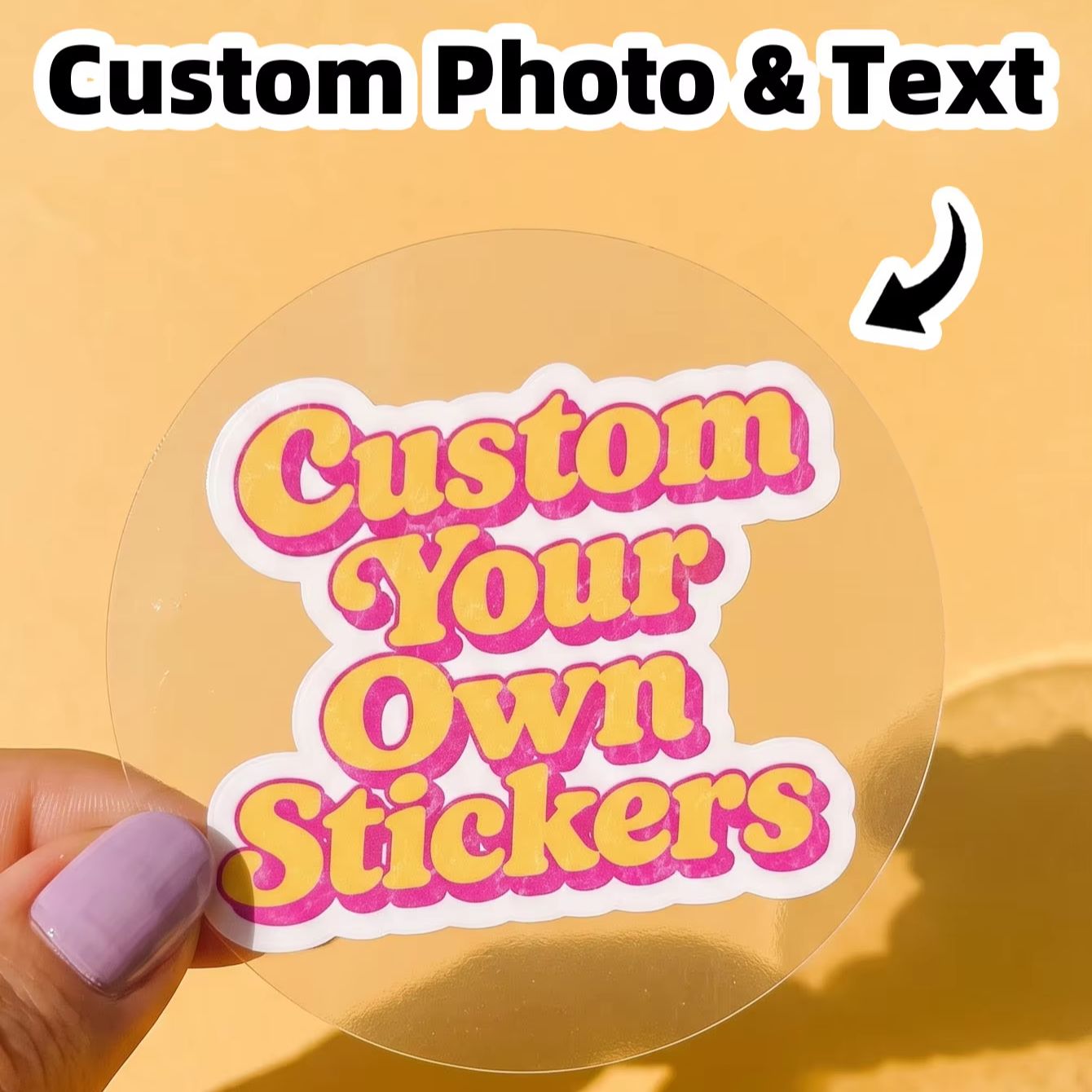 Autocollants ronds transparent - Personalised Candle Label avis et prix