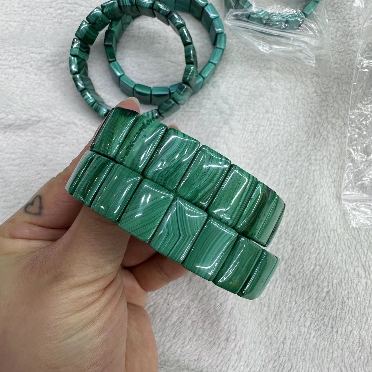 Bracelet en Malachite ChrysocT - Coordinates Bracelet avis et prix