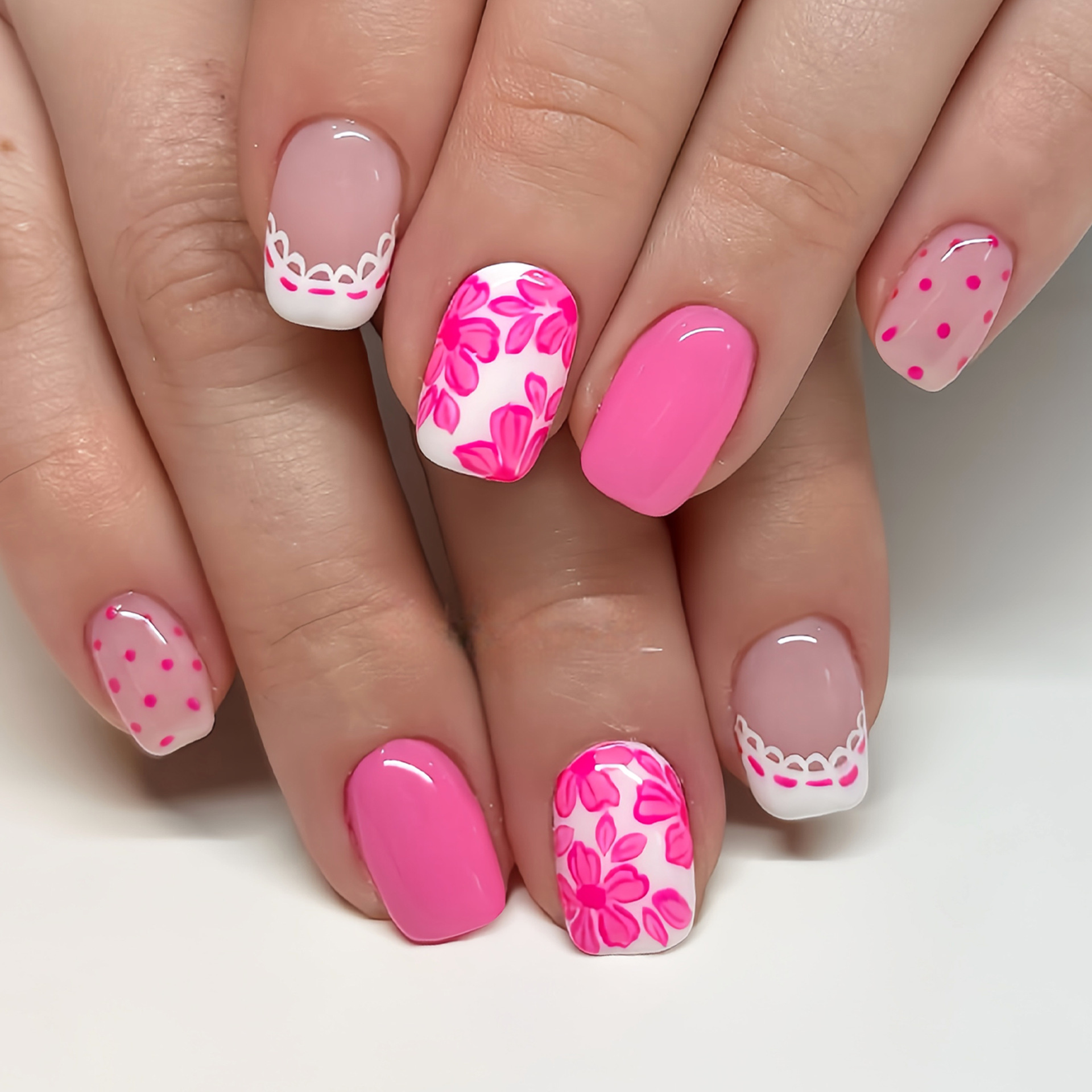 Faux ongles carrés courts pour - Pressed Flower Art avis et prix