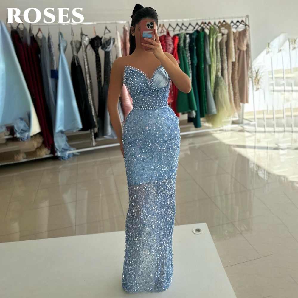 Robe de soirée glamour bleu ci - Custom Night Sky avis et prix