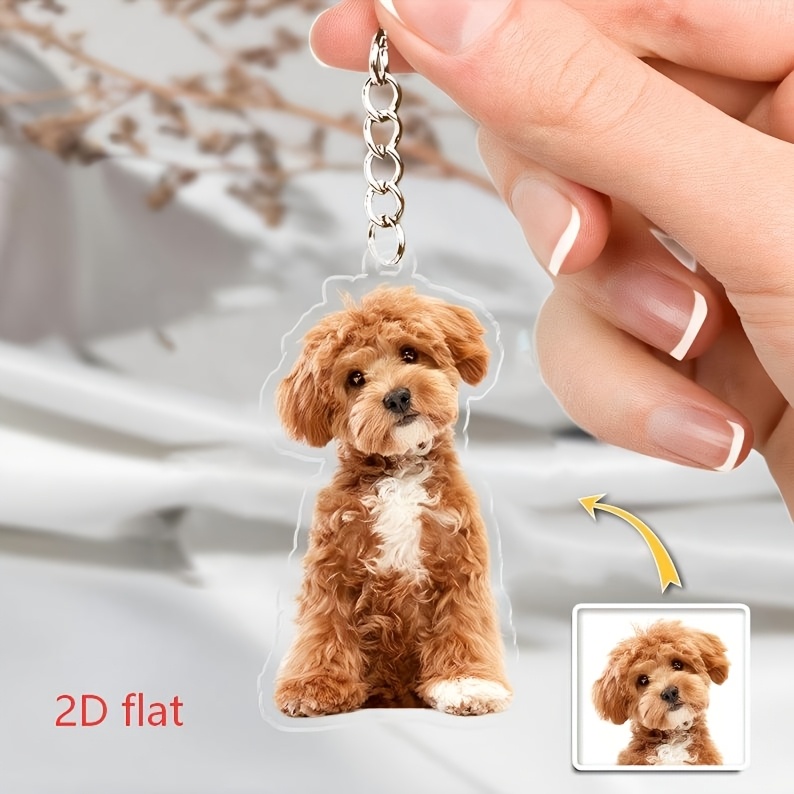 Porte-clés personnalisé en acr - Pet Portrait Custom avis et prix