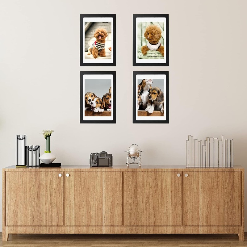 Ensemble de 5 cadres Photo en  - Engraved Wood Frame avis et prix