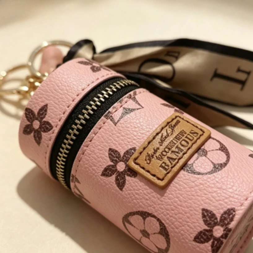 Pochette cylindrique mini pour - Monogram Keychain Leather avis et prix