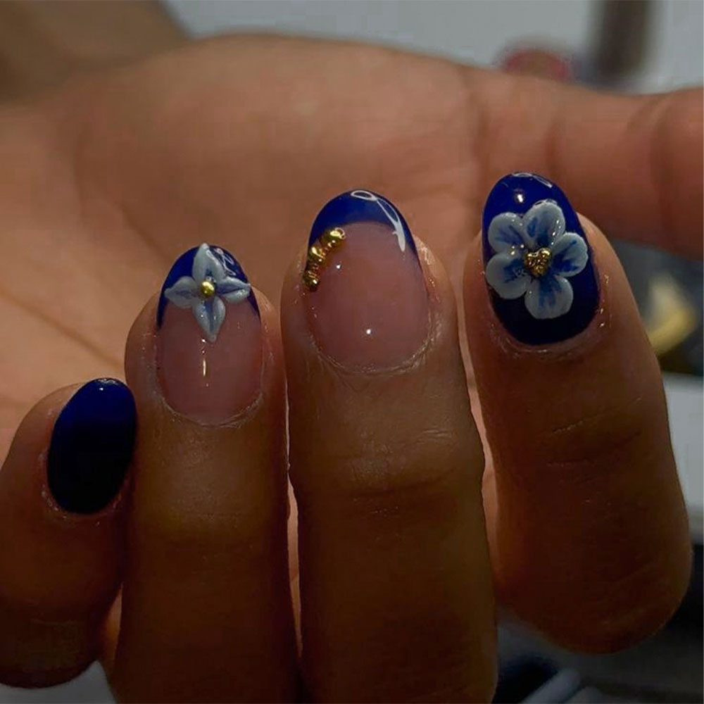 24 autocollants pour ongles en - Pressed Flower Art avis et prix