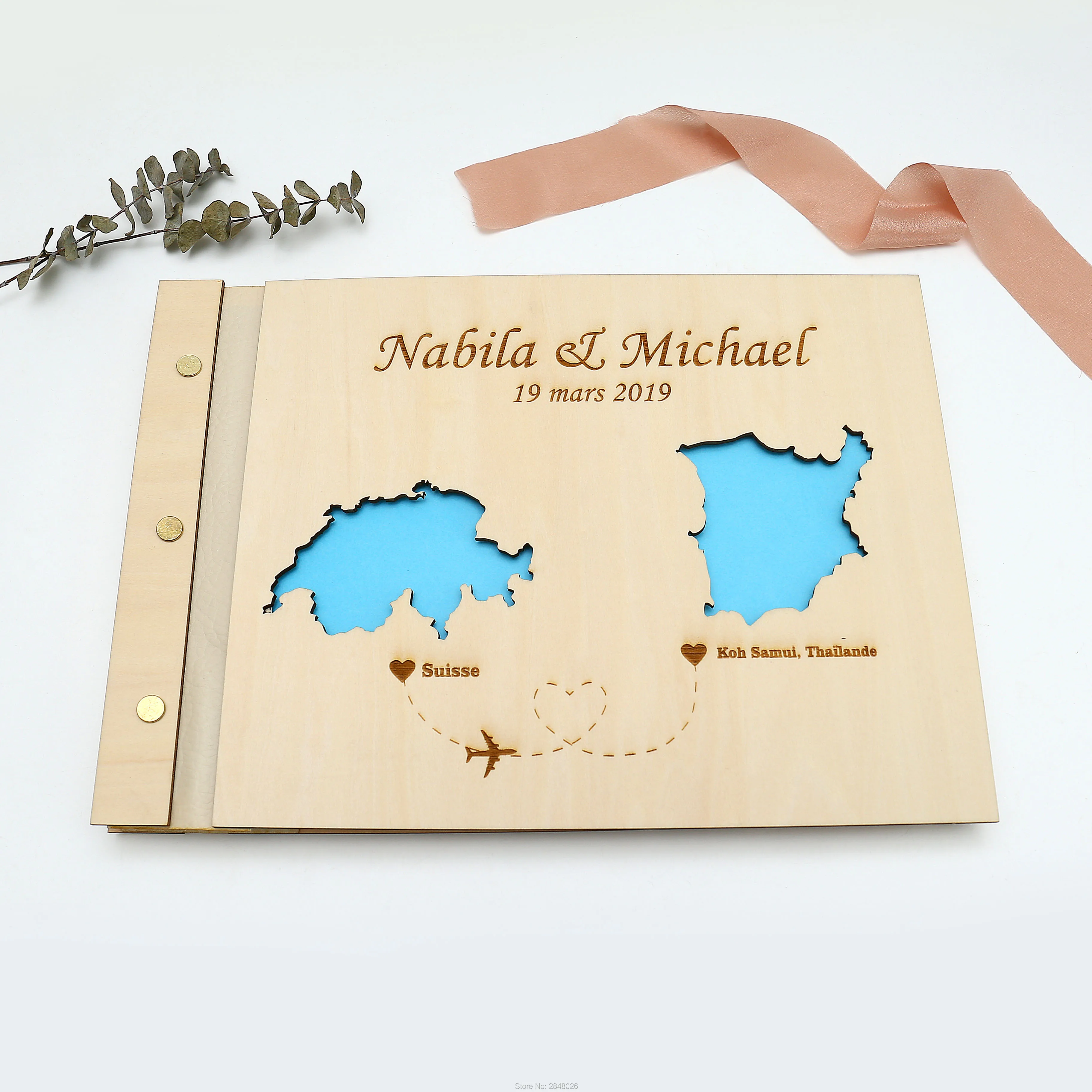 Livre d'or de mariage gravé ru - Custom Star Map avis et prix