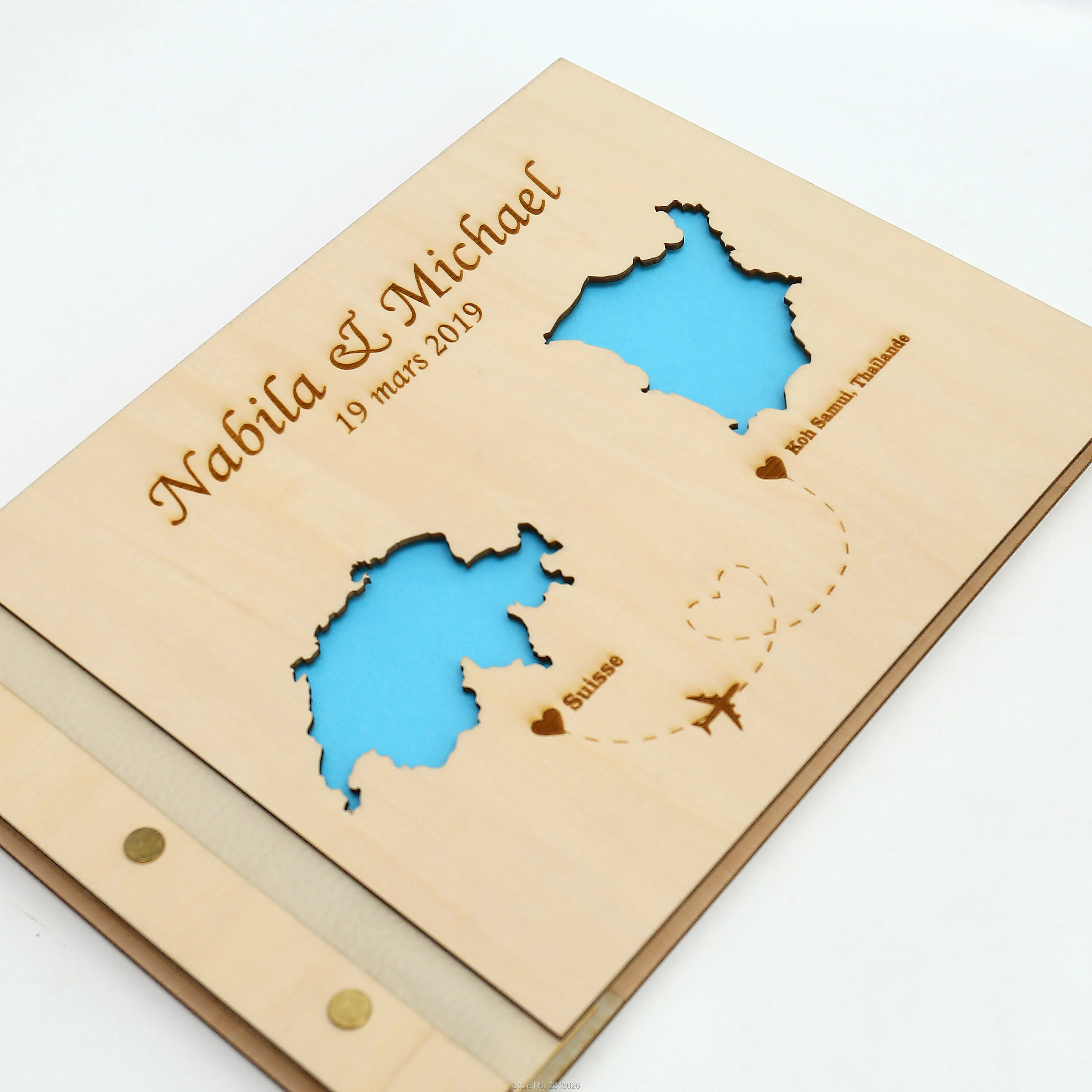 Livre d'or de mariage gravé ru - Custom Star Map avis et prix