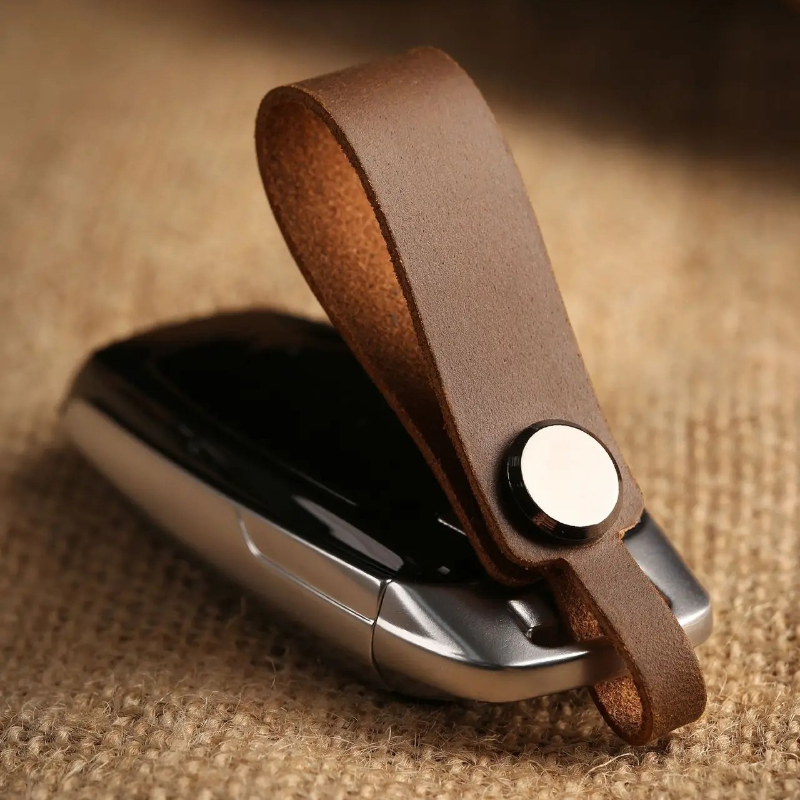 Porte-clés en cuir véritable a - Initial Ring Custom avis et prix
