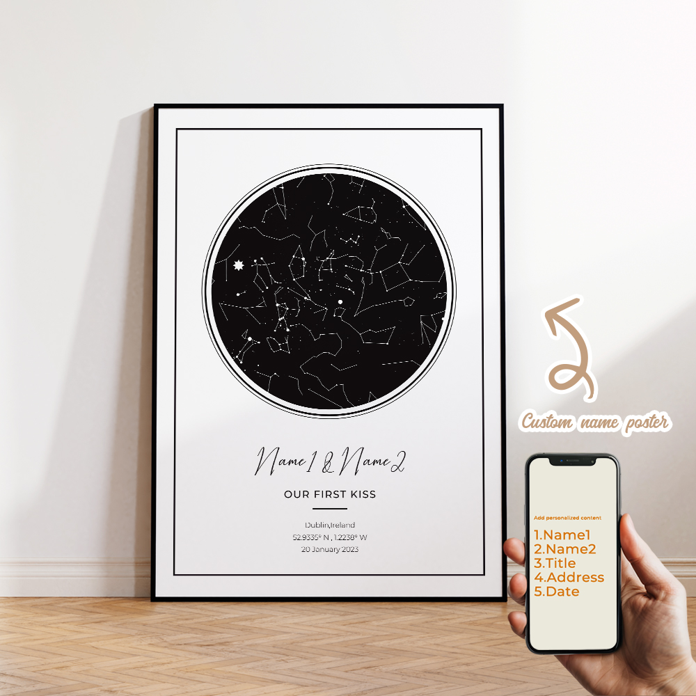 Moderne personnalisé personnal - Custom Map Poster avis et prix