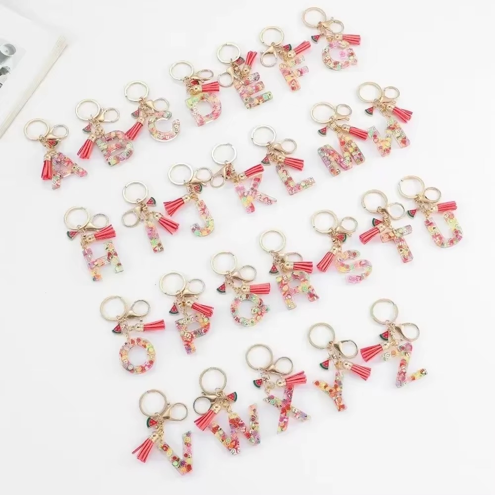 Porte-clés personnalisé A-Z, c - Monogram Keychain Leather avis et prix