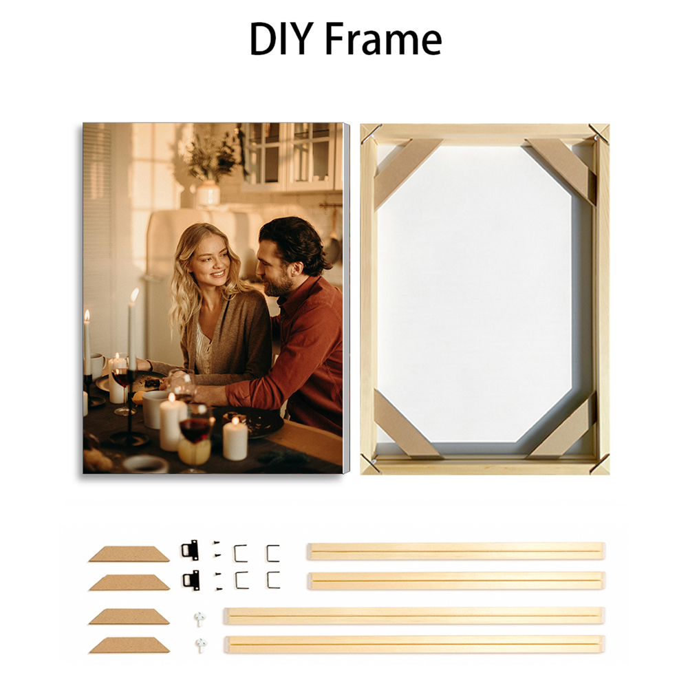 Photos personnalisées avec cad - Engraved Wood Frame avis et prix