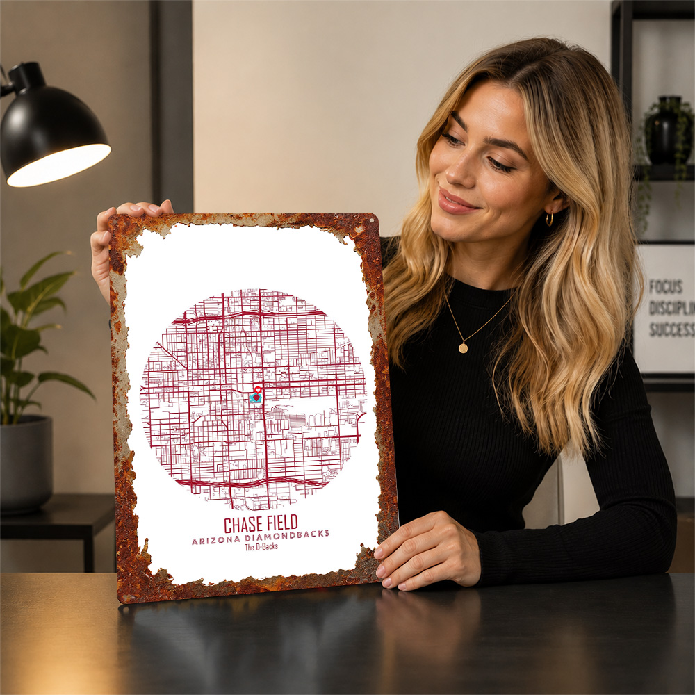 Affiche métallique personnalis - Custom Map Poster avis et prix