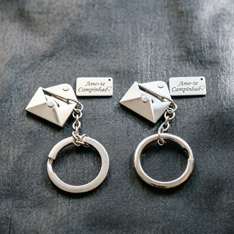 Porte-clés personnalisé en aci - Initial Ring Custom avis et prix