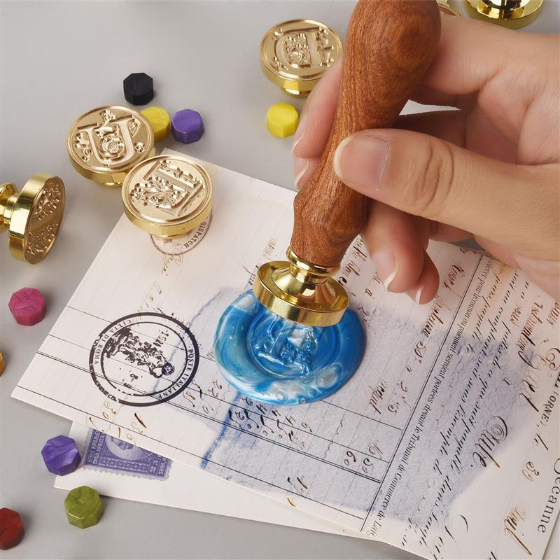 Tête de tampon de cire scellée - Wax Seal Letter Kit avis et prix