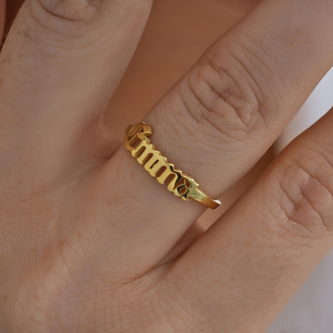 Bague en or personnalisée pour - Initial Ring Custom avis et prix