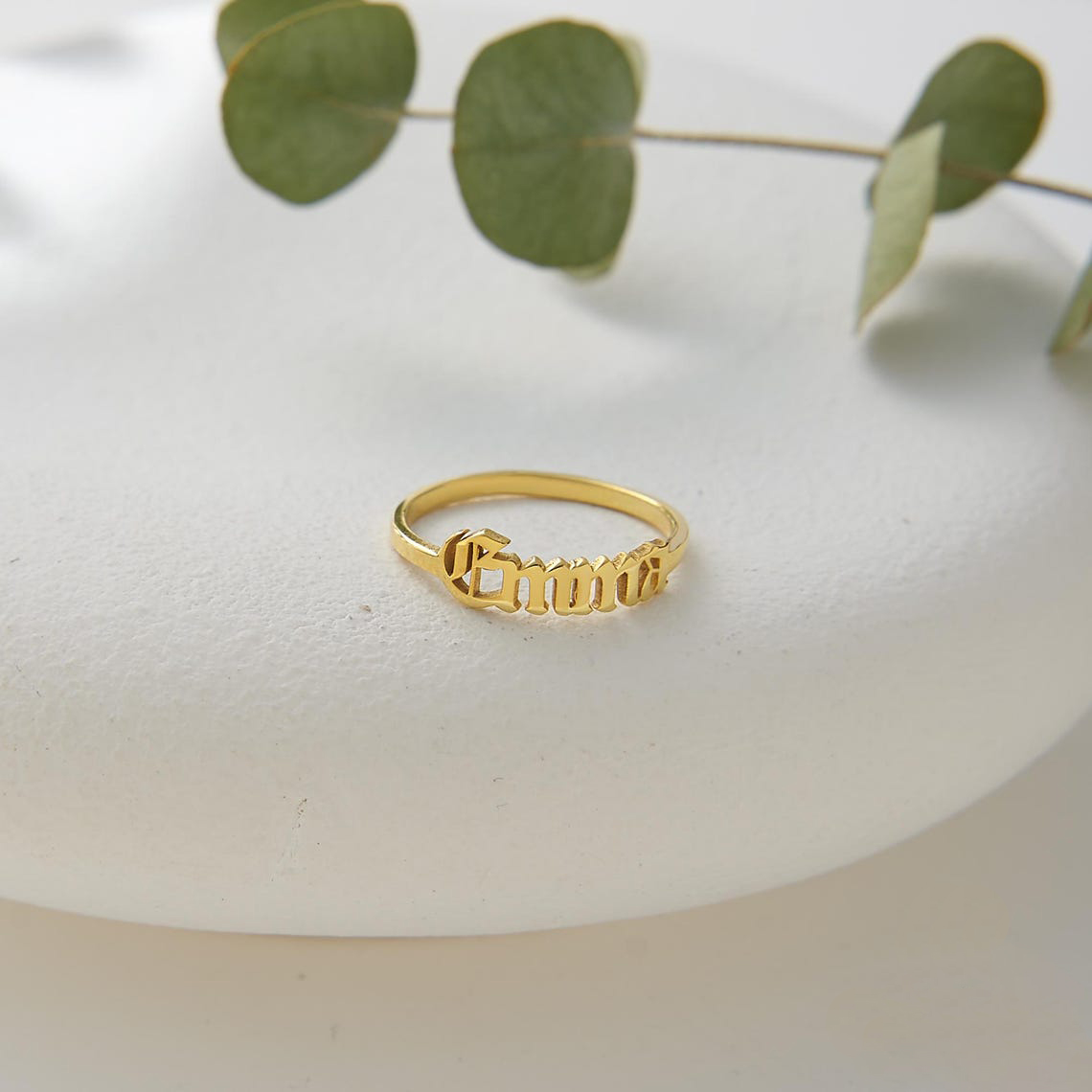 Bague en or personnalisée pour - Initial Ring Custom avis et prix