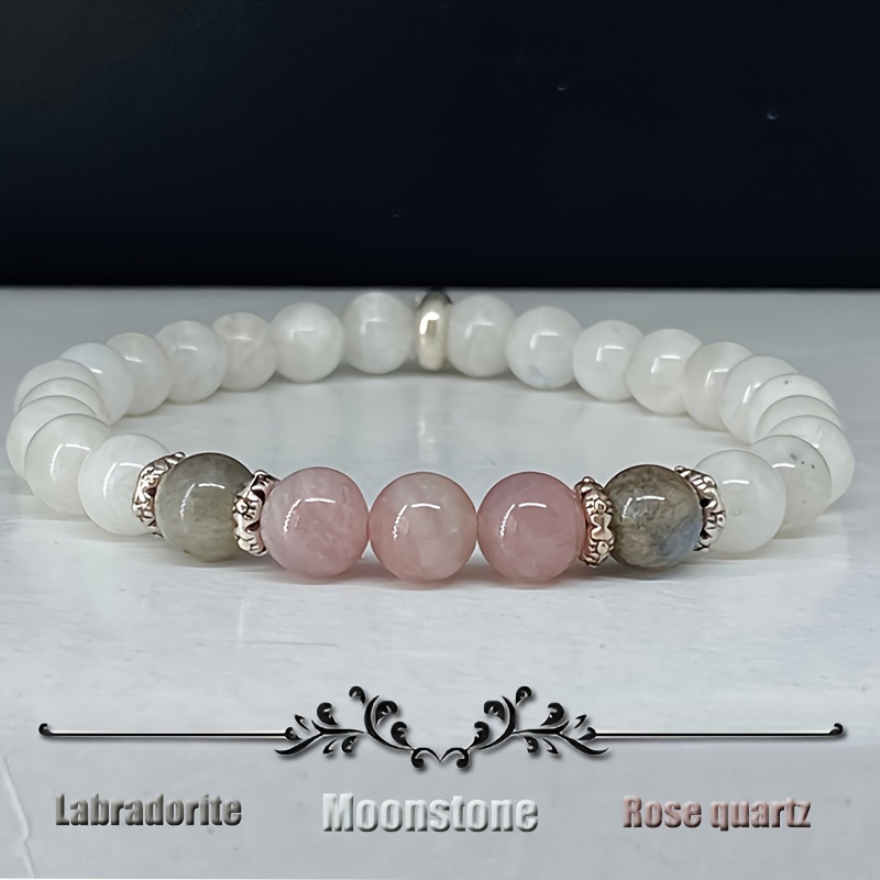 1 pièce/pierre de lune, Labrad - Coordinates Bracelet avis et prix
