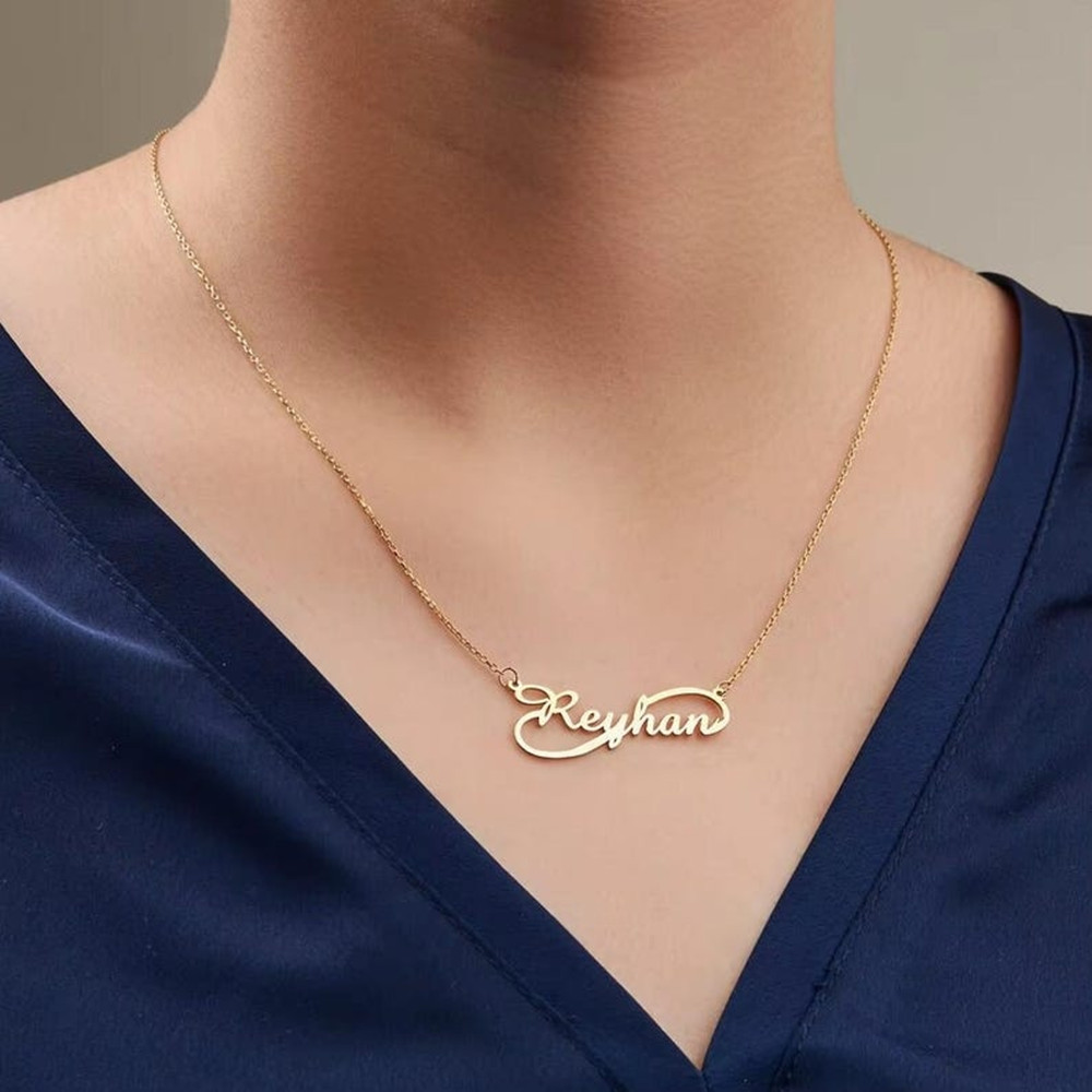 Collier personnalisé avec nom  - Birth Flower Necklace avis et prix